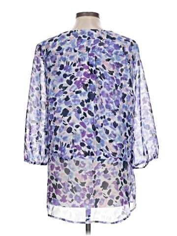 Faded Glory 3/4 Sleeve Blouse (view 2)