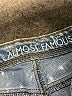 Almost Famous Hearts Blue Denim Shorts Size 7 - photo 3