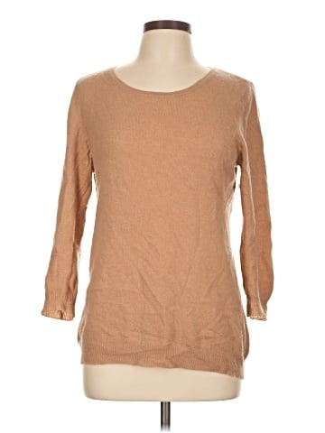 Ann Taylor Factory Cashmere Pullover Sweater (view 1)