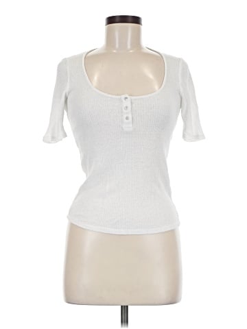 Vince. Short Sleeve Henley (view 1)