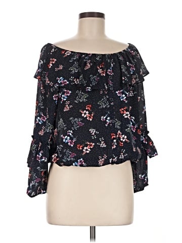 Sanctuary 3/4 Sleeve Blouse (view 1)