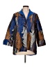 Joseph Ribkoff 100% Polyester Print Blue Blazer Size 12 - photo 1