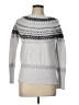 Tommy Hilfiger Chevron-herringbone Silver Pullover Sweater Size L - photo 1