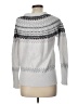 Tommy Hilfiger Chevron-herringbone Silver Pullover Sweater Size L - photo 2
