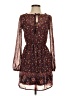 Mudd 100% Polyester Paisley Burgundy Casual Dress Size XS - photo 1