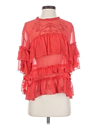 VERTIGO Short Sleeve Blouse (view 1)