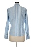 Liz Claiborne Stripes Blue Long Sleeve Button-Down Shirt Size 6 - photo 2