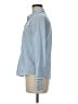 Liz Claiborne Stripes Blue Long Sleeve Button-Down Shirt Size 6 - photo 5