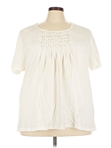 Just My Size Short Sleeve Blouse (view 1)