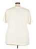 Just My Size Ivory Short Sleeve Blouse Size 4X Plus - photo 2