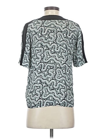 A.L.C. Short Sleeve Silk Top (view 2)