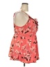 Torrid 100% Polyester Orange Sleeveless Blouse Size 2X Plus (2) - photo 4