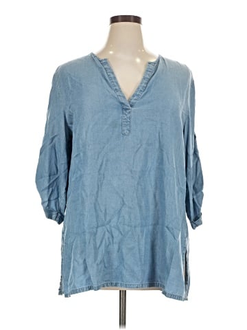 Anne Klein 3/4 Sleeve Blouse (view 1)