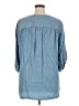 Anne Klein Blue 3/4 Sleeve Blouse Size XL - photo 2