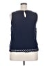 Merona 100% Rayon Blue Sleeveless Blouse Size XXL - photo 2
