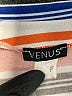 Venus Stripes Orange Short Sleeve T-Shirt Size S - photo 7