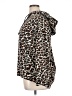 Lou & Grey Animal Print Brown Pullover Hoodie Size XL - photo 5