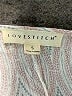Lovestitch 100% Rayon Gray Pink Long Sleeve Blouse Size S - photo 7
