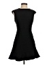 MNG Solid Black Casual Dress Size 4 - photo 1