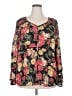 Venezia 100% Polyester Black Long Sleeve Blouse Size 18 - 20 Plus - photo 1