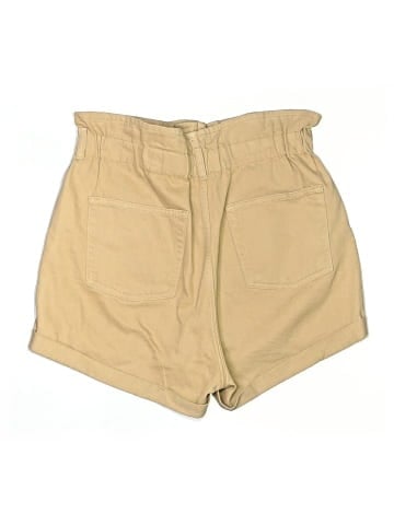 Topshop Khaki Shorts (view 2)