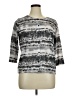 Christopher & Banks 100% Polyester Silver Cardigan Size 1X Petite - photo 1