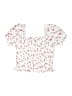 Aqua Floral Pink Short Sleeve Blouse Size XL (kids) - photo 2