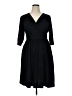 Assorted Brands Solid Black Casual Dress Size XL - photo 1