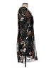 Assorted Brands 100% Polyester Print Black Casual Dress Size 10 - photo 4