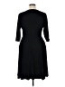 Assorted Brands Solid Black Casual Dress Size XL - photo 2