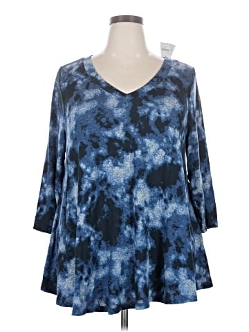 Lane Bryant 3/4 Sleeve T-Shirt (view 1)