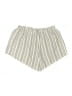 Divided by H&M Stripes Ivory Gray Shorts Size M - photo 2