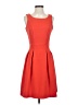 Next Solid Orange Cocktail Dress Size 6 - photo 1