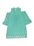 Beautees 100% Polyester Teal Dress Size 12 - photo 1