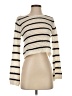 MNG Stripes Ivory Pullover Sweater Size XS - photo 1