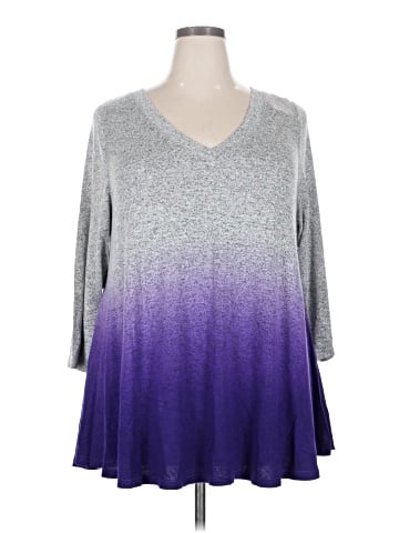 Lane Bryant 3/4 Sleeve T-Shirt (view 1)