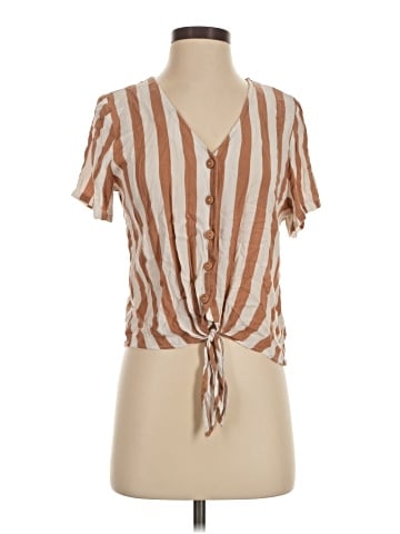 Market and Spruce Short Sleeve Blouse (view 1)