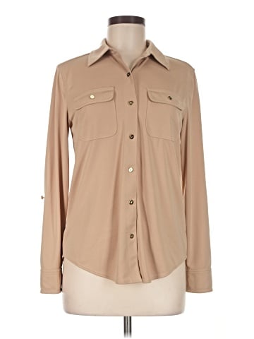Lauren by Ralph Lauren Long Sleeve Button-Down Shirt (view 1)