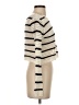 MNG Stripes Ivory Pullover Sweater Size XS - photo 4