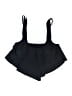 Summer Mae Solid Black Swimsuit Top Size L - photo 1