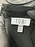 TOBI 100% Polyester Solid Black Romper Size XS - photo 4