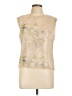Zara Gold Sleeveless Blouse Size L - photo 1