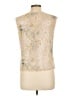 Zara Gold Sleeveless Blouse Size L - photo 2