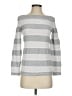 Tommy Hilfiger 100% Cotton Stripes Silver Pullover Sweater Size S - photo 1
