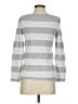 Tommy Hilfiger 100% Cotton Stripes Silver Pullover Sweater Size S - photo 2