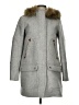 J.Crew Gray Wool Coat Size 0 - photo 1