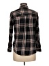 Lucky Brand Plaid Black Long Sleeve Blouse Size M - photo 2