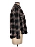 Lucky Brand Plaid Black Long Sleeve Blouse Size M - photo 4