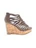 Pop Fit Brown Wedges Size 7 1/2 - photo 1