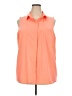 Athleta Orange Sleeveless Blouse Size 2X - photo 1